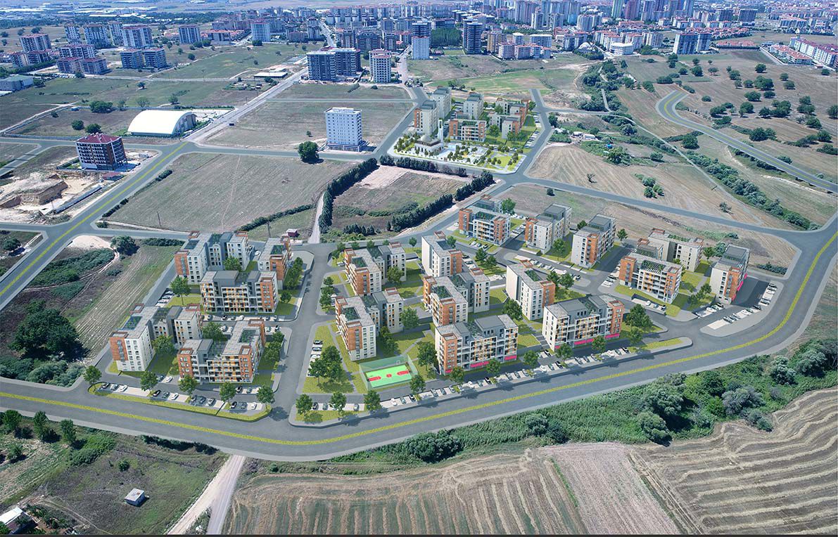 TOKİ Tekirdağ Çorlu 515 Konut, 20 Dükkan ve 1 Cami Projesi - Tekirdağ/Çorlu - Boylu Enerji Yapı A.Ş.