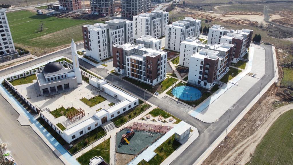 TOKİ Tekirdağ Çorlu 515 Konut, 20 Dükkan ve 1 Cami Projesi - Boylu Enerji Yapı A.Ş. Proje Galerisi