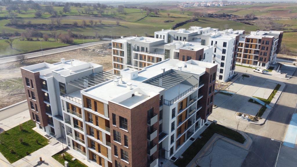 TOKİ Tekirdağ Çorlu 515 Konut, 20 Dükkan ve 1 Cami Projesi - Boylu Enerji Yapı A.Ş. Proje Galerisi