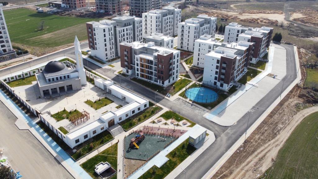 TOKİ Tekirdağ Çorlu 515 Konut, 20 Dükkan ve 1 Cami Projesi - Boylu Enerji Yapı A.Ş. Proje Galerisi